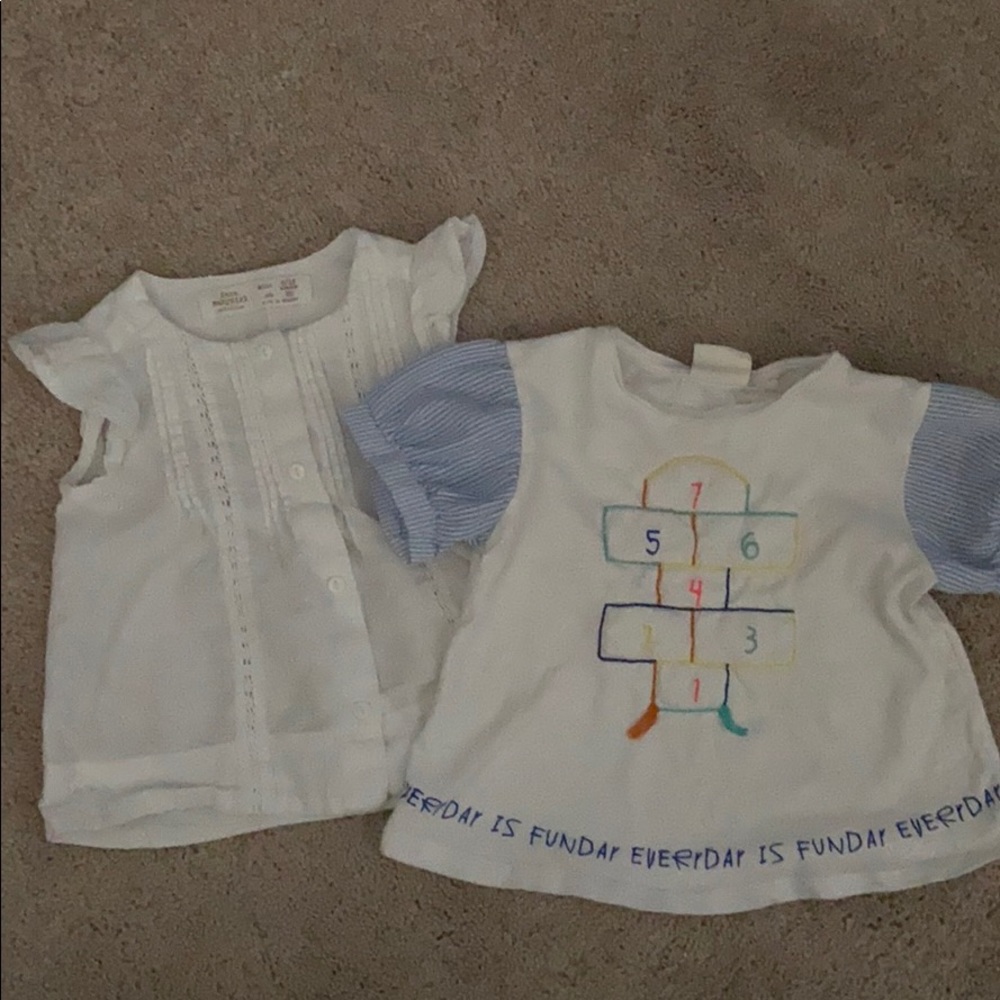 Zara white tops bundle